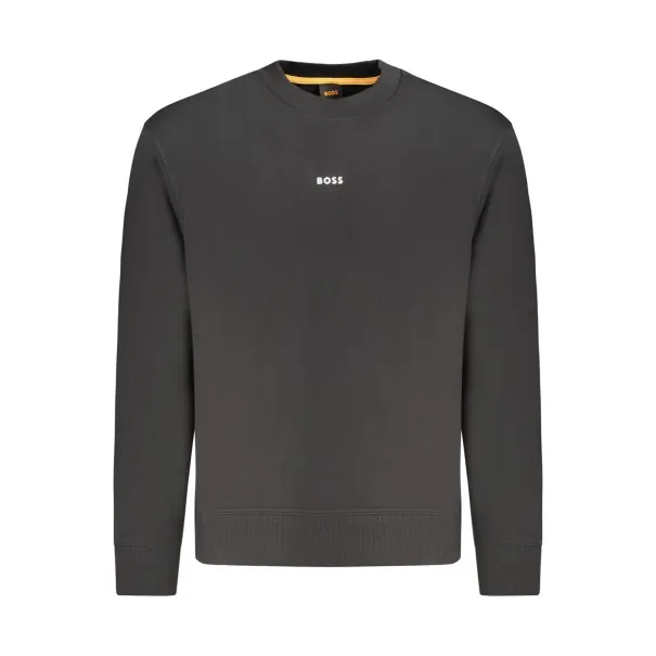 SWEAT-SHIRT ZIPPÉ NOIR HUGO BOSS POUR HOMMES - BOSS