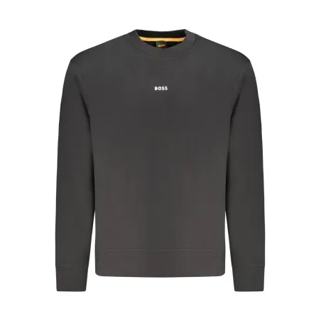 SWEAT-SHIRT ZIPPÉ NOIR HUGO BOSS POUR HOMMES - BOSS