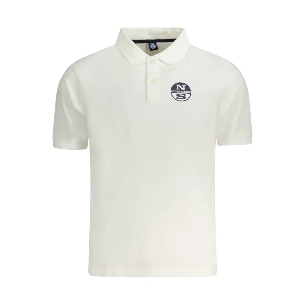 POLO À MANCHES COURTES POUR HOMMES NORTH SAILS BLANC - NORTH SAILS