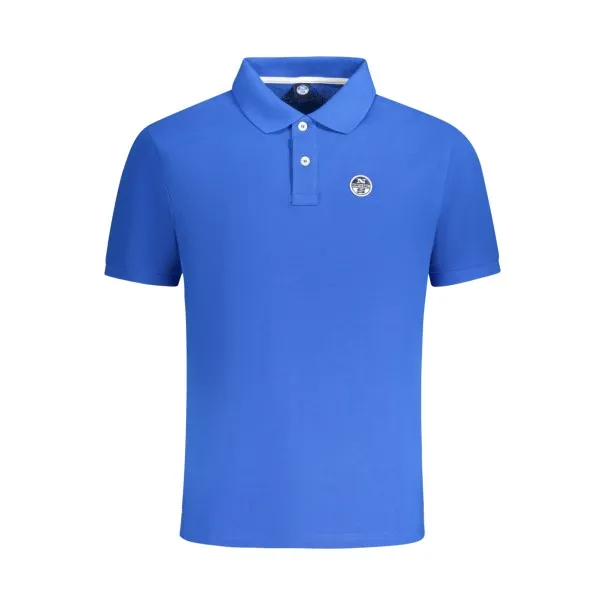 POLO À MANCHES COURTES POUR HOMMES NORTH SAILS BLEU - NORTH SAILS