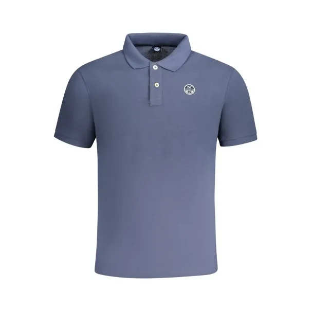 POLO À MANCHES COURTES POUR HOMMES NORTH SAILS BLEU - NORTH SAILS
