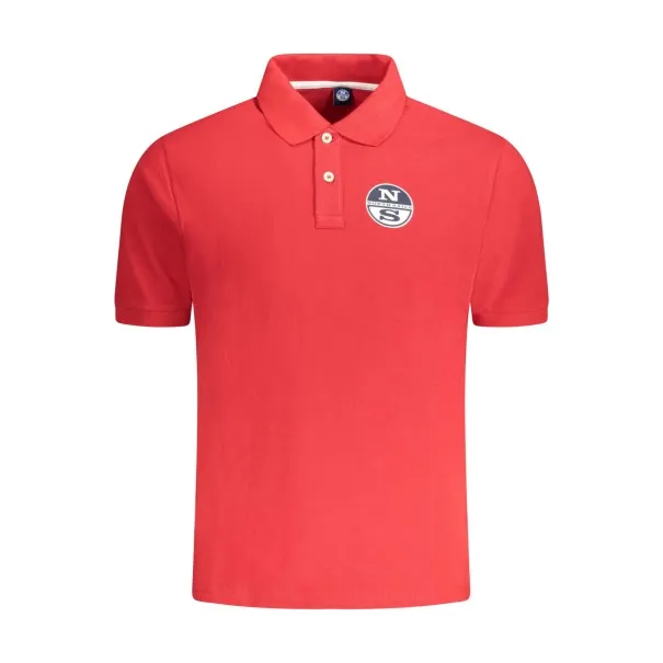 POLO À MANCHES COURTES POUR HOMMES NORTH SAILS ROUGE - NORTH SAILS