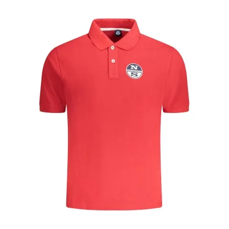 POLO À MANCHES COURTES POUR HOMMES NORTH SAILS ROUGE - NORTH SAILS