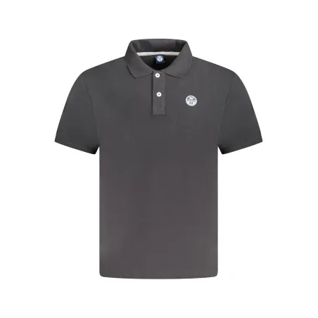 POLO À MANCHES COURTES POUR HOMMES NORTH SAILS NOIR - NORTH SAILS