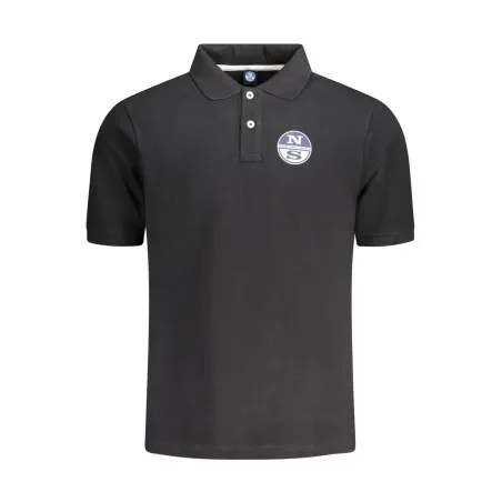 POLO À MANCHES COURTES POUR HOMMES NORTH SAILS NOIR - NORTH SAILS