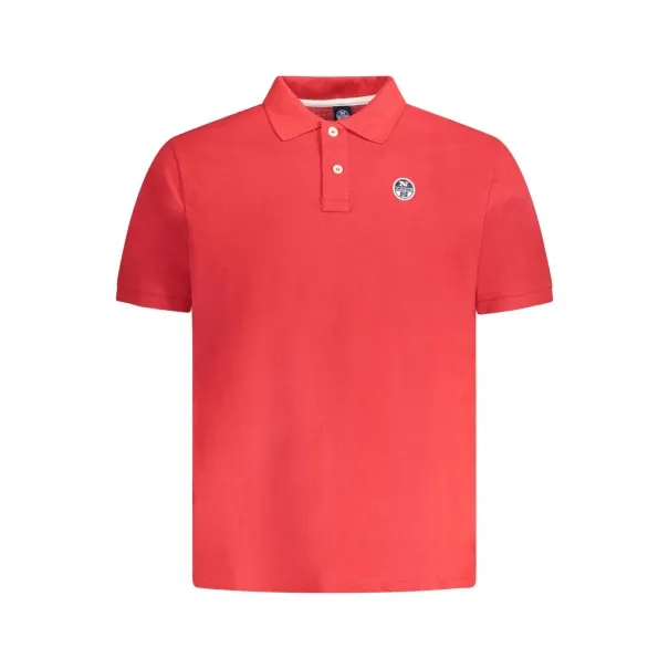 POLO À MANCHES COURTES POUR HOMMES NORTH SAILS ROUGE - NORTH SAILS