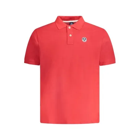 POLO À MANCHES COURTES POUR HOMMES NORTH SAILS ROUGE - NORTH SAILS