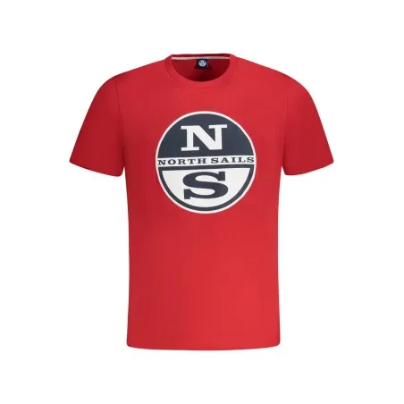 T-SHIRT À MANCHES COURTES POUR HOMMES NORTH SAILS ROUGE - NORTH SAILS