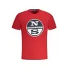 T-SHIRT À MANCHES COURTES POUR HOMMES NORTH SAILS ROUGE - NORTH SAILS