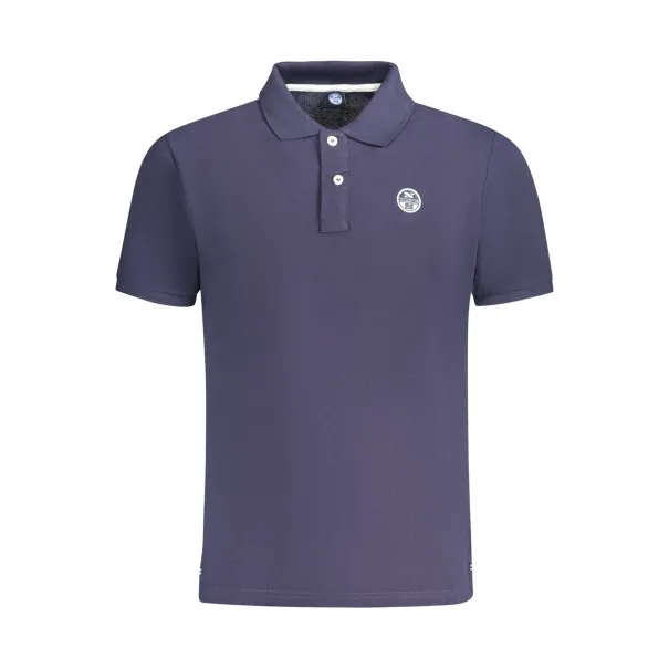 POLO À MANCHES COURTES POUR HOMMES NORTH SAILS BLEU - NORTH SAILS