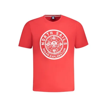 T-SHIRT À MANCHES COURTES POUR HOMMES NORTH SAILS ROUGE - NORTH SAILS
