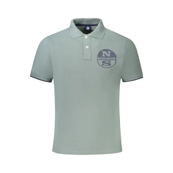 POLO À MANCHES COURTES POUR HOMMES NORTH SAILS VERT - NORTH SAILS