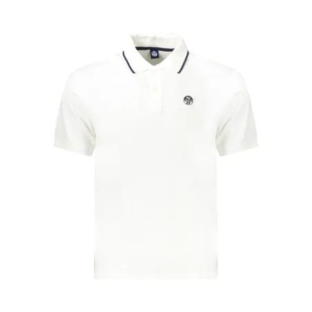 POLO À MANCHES COURTES POUR HOMMES NORTH SAILS BLANC - NORTH SAILS