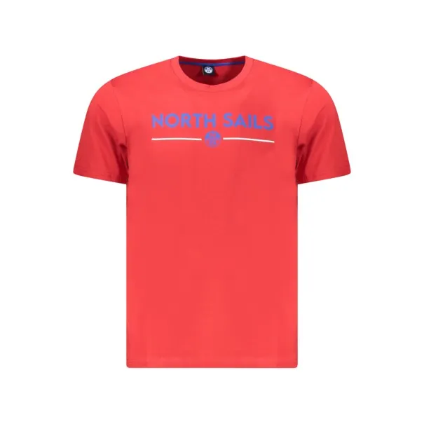 T-SHIRT À MANCHES COURTES POUR HOMMES NORTH SAILS ROUGE - NORTH SAILS