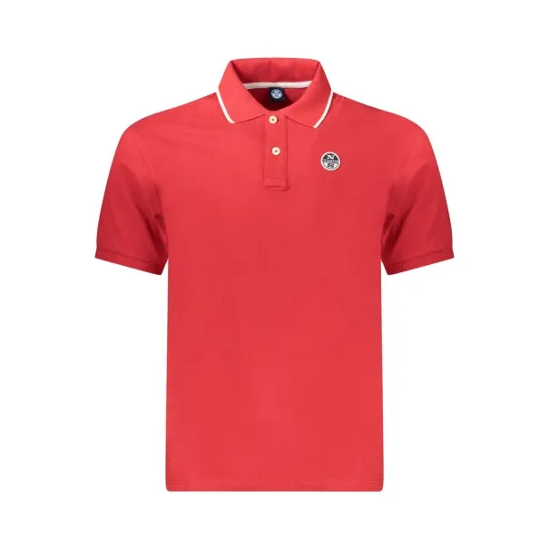 POLO À MANCHES COURTES POUR HOMMES NORTH SAILS ROUGE - NORTH SAILS