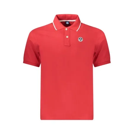 POLO À MANCHES COURTES POUR HOMMES NORTH SAILS ROUGE - NORTH SAILS