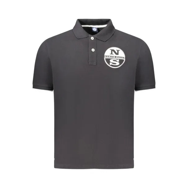 POLO À MANCHES COURTES POUR HOMMES NORTH SAILS NOIR - NORTH SAILS