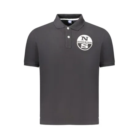 POLO À MANCHES COURTES POUR HOMMES NORTH SAILS NOIR - NORTH SAILS
