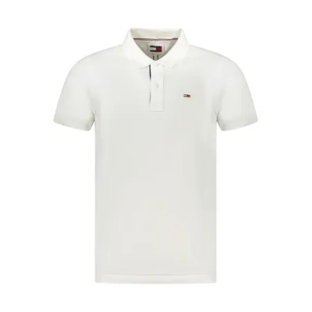 POLO TOMMY HILFIGER MANCHES COURTES HOMME BLANC - TOMMY HILFIGER