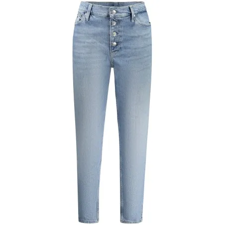 CALVIN KLEIN JEANS DENIM FEMME BLEU - CALVIN KLEIN