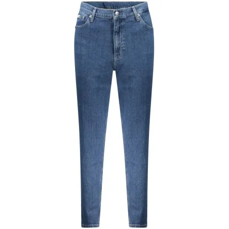 CALVIN KLEIN JEANS DENIM FEMME BLEU - CALVIN KLEIN