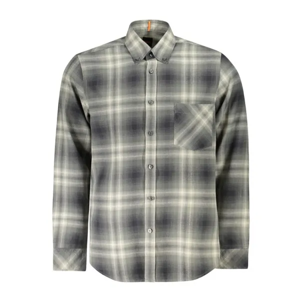 CHEMISE À MANCHES LONGUES HUGO BOSS HOMME VERT - BOSS