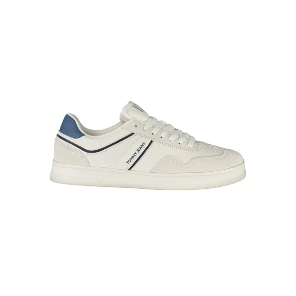 CHAUSSURES DE SPORT POUR HOMMES TOMMY HILFIGER BLANCHES - TOMMY HILFIGER