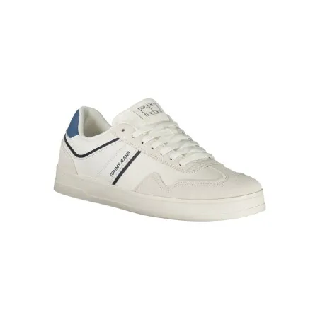 CHAUSSURES DE SPORT POUR HOMMES TOMMY HILFIGER BLANCHES - TOMMY HILFIGER