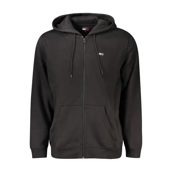 SWEAT-SHIRT ZIPPÉ POUR HOMMES TOMMY HILFIGER NOIR - TOMMY HILFIGER