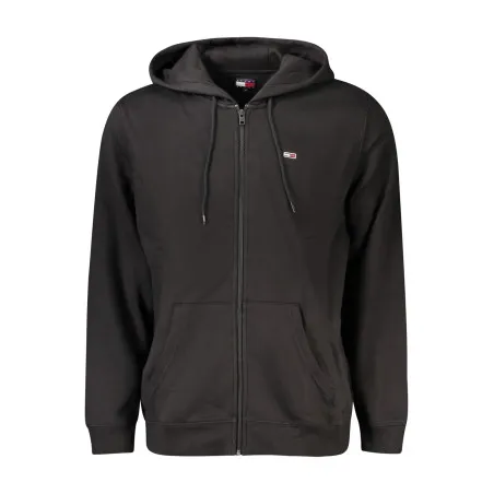 SWEAT-SHIRT ZIPPÉ POUR HOMMES TOMMY HILFIGER NOIR - TOMMY HILFIGER