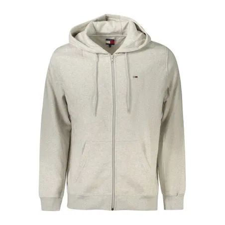 SWEAT-SHIRT ZIPPÉ POUR HOMMES TOMMY HILFIGER GRIS - TOMMY HILFIGER