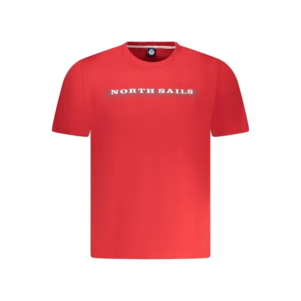 T-SHIRT À MANCHES COURTES POUR HOMMES NORTH SAILS ROUGE - NORTH SAILS