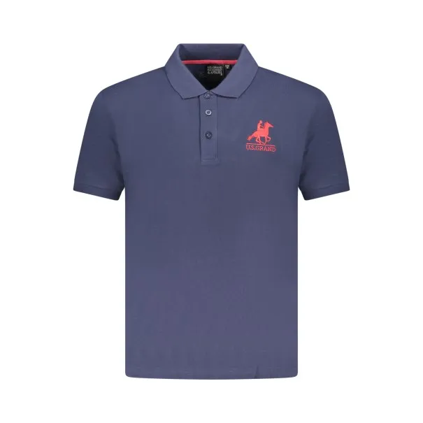 Polo US Grand à manches courtes pour homme, bleu - U.S. GRAND
