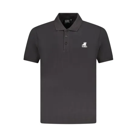 Chemise polo US Grand Polo à manches courtes pour homme, noire - U.S. GRAND