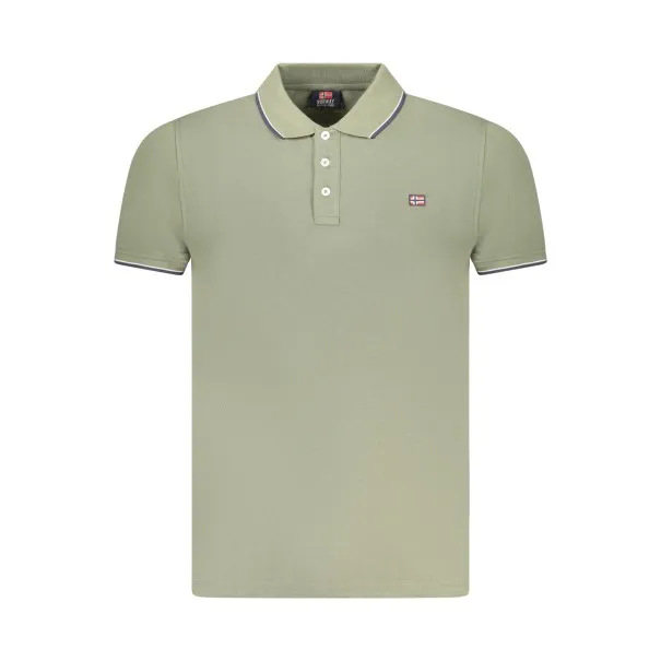 POLO À MANCHES COURTES POUR HOMME NORVÈGE 1963 VERT - NORWAY 1963