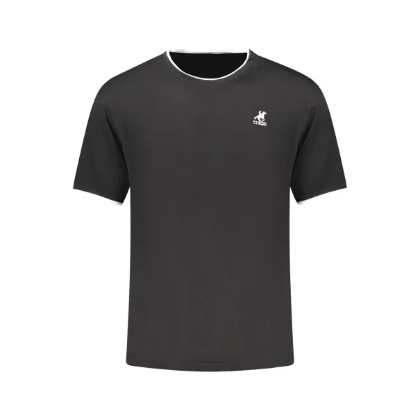 T-shirt noir à manches courtes pour homme US GRAND - U.S. GRAND