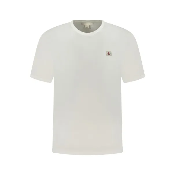 T-SHIRT À MANCHES COURTES POUR HOMMES CALVIN KLEIN BLANC - CALVIN KLEIN