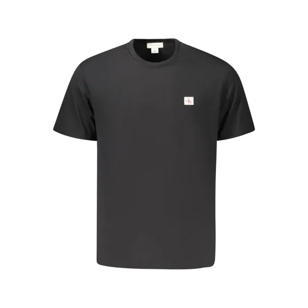 T-SHIRT À MANCHES COURTES POUR HOMMES CALVIN KLEIN NOIR - CALVIN KLEIN
