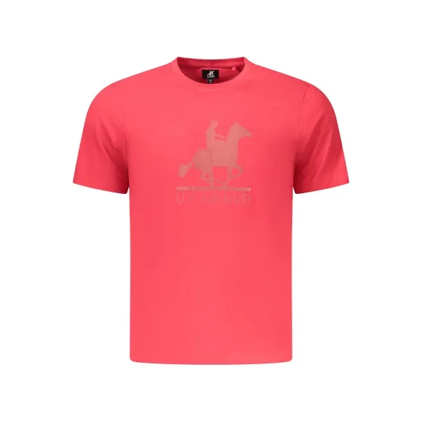 T-shirt rouge à manches courtes pour homme US GRAND - U.S. GRAND