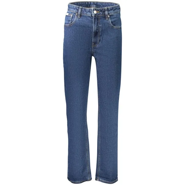 JEAN EN DENIM CALVIN KLEIN POUR FEMME, BLEU - CALVIN KLEIN