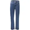 JEAN EN DENIM CALVIN KLEIN POUR FEMME, BLEU - CALVIN KLEIN