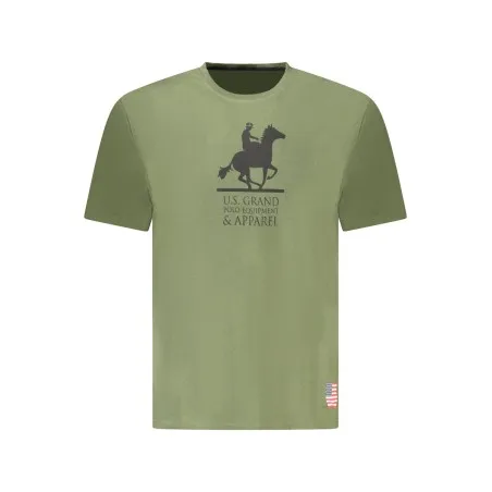 T-shirt vert à manches courtes pour homme US GRAND - U.S. GRAND