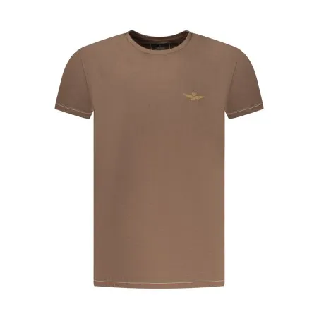 T-shirt marron pour homme AERONAUTICA MILITARE - AERONAUTICA MILITARE