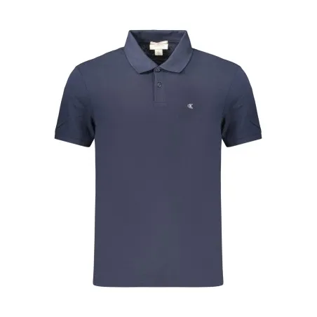 Polo à manches courtes pour homme Calvin Klein, bleu - CALVIN KLEIN