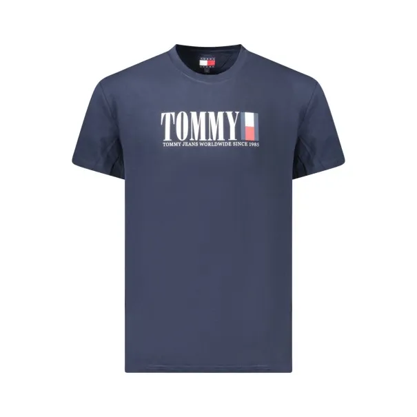 T-SHIRT À MANCHES COURTES TOMMY HILFIGER POUR HOMME BLEU - TOMMY HILFIGER