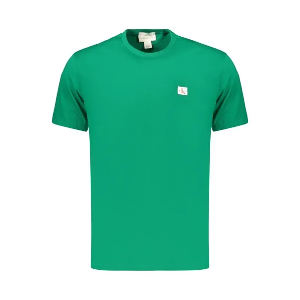 T-shirt vert à manches courtes pour homme CALVIN KLEIN - CALVIN KLEIN