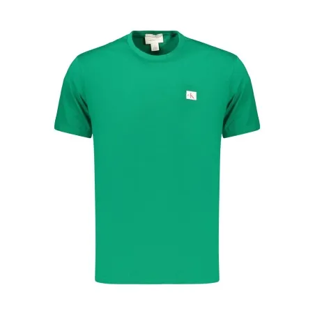 T-shirt vert à manches courtes pour homme CALVIN KLEIN - CALVIN KLEIN