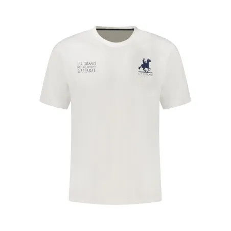 T-shirt blanc à manches courtes US GRAND pour homme - U.S. GRAND