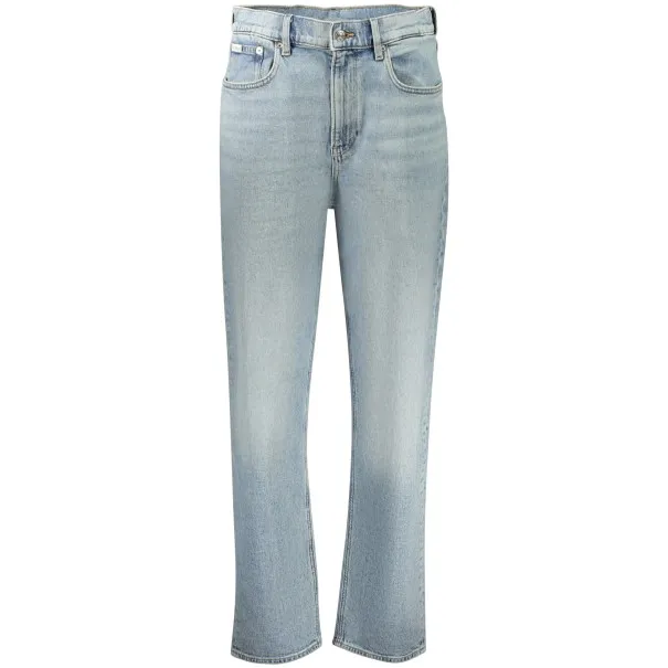 JEAN EN DENIM CALVIN KLEIN POUR FEMME, BLEU - CALVIN KLEIN