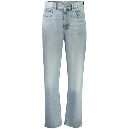 JEAN EN DENIM CALVIN KLEIN POUR FEMME, BLEU - CALVIN KLEIN
